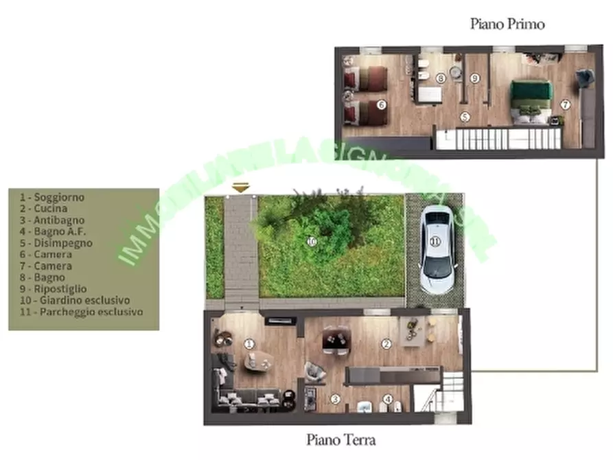 Immagine 10 di Appartamento in vendita  a Campi Bisenzio