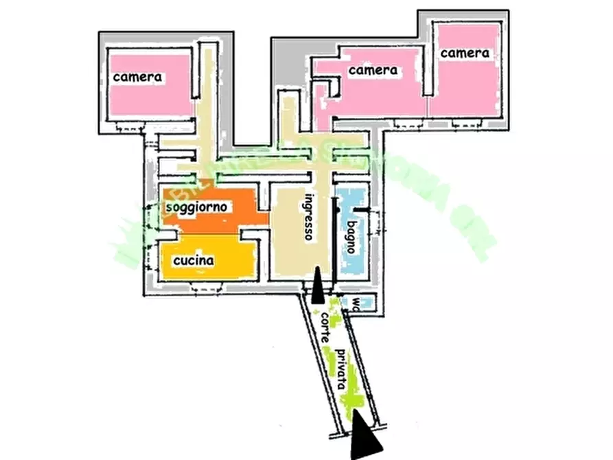 Immagine 1 di Appartamento in vendita  a Firenze