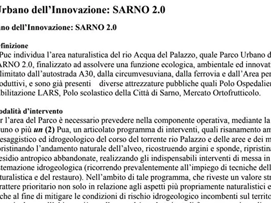 Immagine 7 di Terreno in vendita  in Via Beveraturo 1 a Sarno