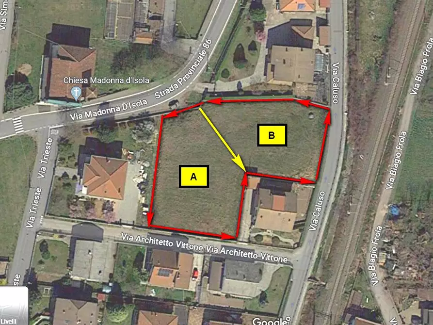 Immagine 2 di Terreno edificabile in vendita  in Via Trieste 36 a Montanaro