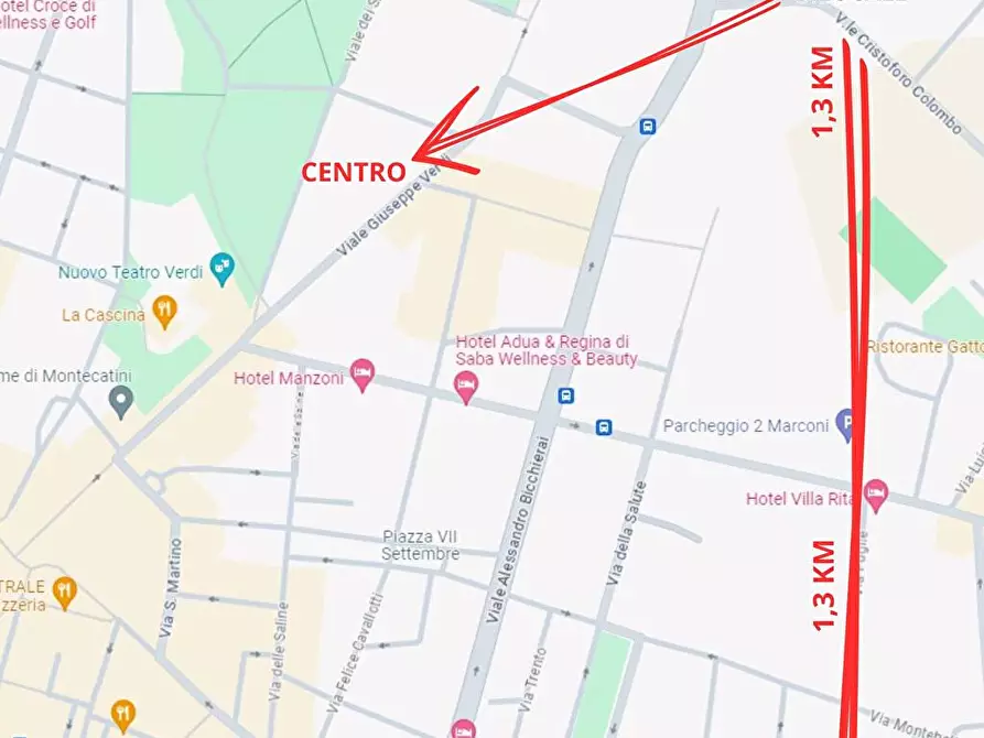 Immagine 8 di Appartamento in affitto  in via vasco peloni 6 a Montecatini Terme