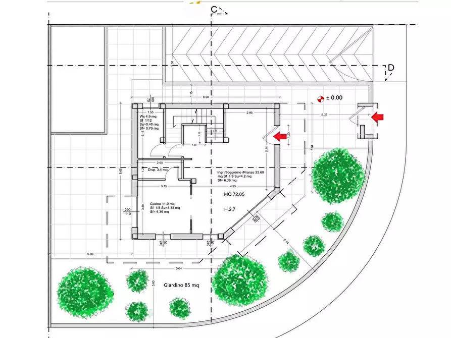 Immagine 5 di Villa in vendita  in cicolella 2 a Lecce