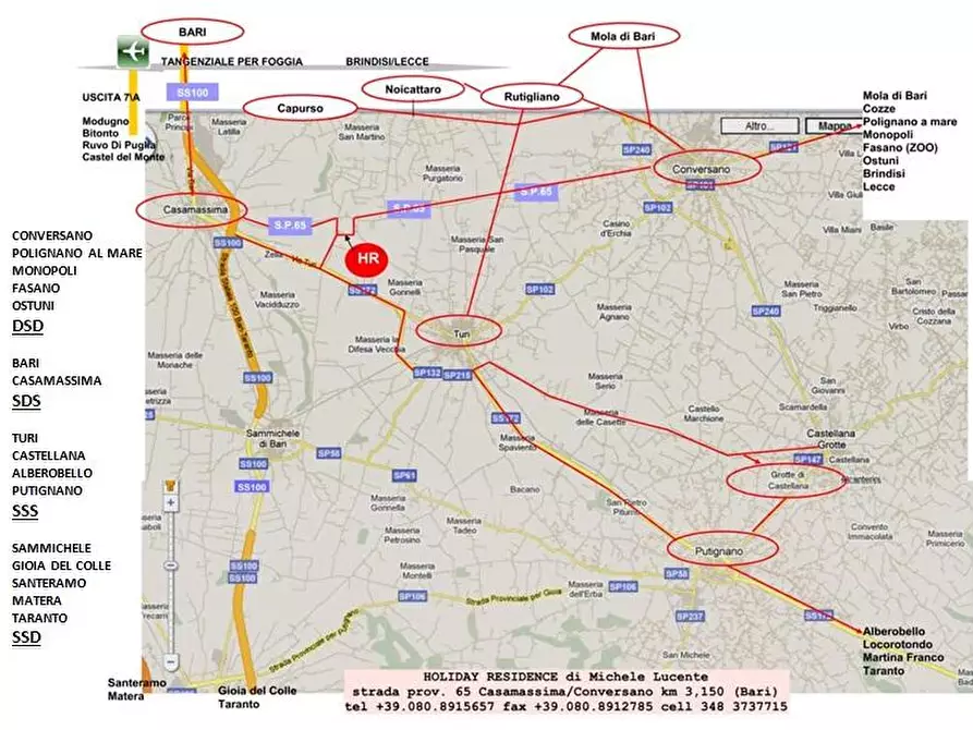 Immagine 10 di Albergo/B&B/Residence in vendita  in S.P. 65 Casamassima/Conversano km 3 km 3 a Casamassima