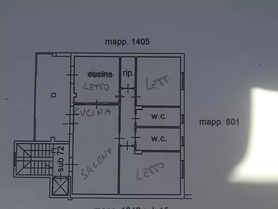 Immagine 10 di Appartamento in vendita  in Via Masseria Medici 1 a Sarno