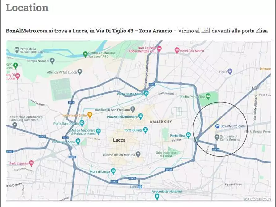 Immagine 6 di Deposito in affitto  in Via Di Tiglio 43 a Lucca