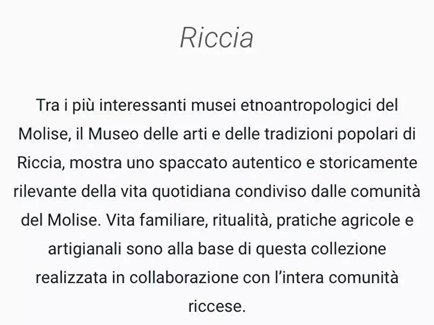 Immagine 11 di Casa di paese in vendita  in Via Castello 1 a Riccia