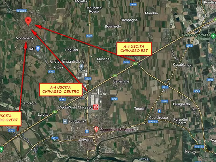 Immagine 8 di Capannone industriale in affitto  in VIA CARDINALE DELLE LANZE 23 a Montanaro