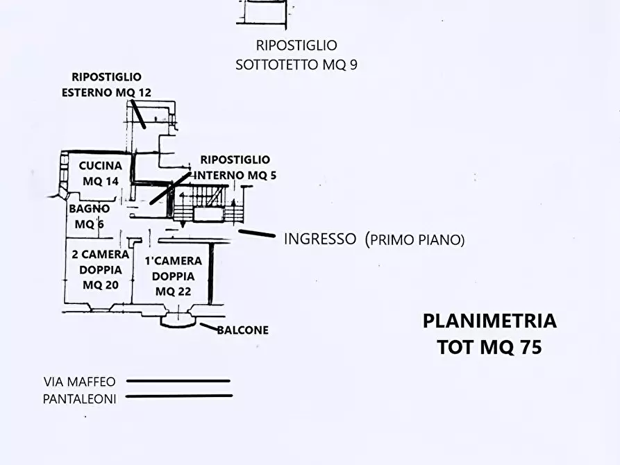 Immagine 1 di Appartamento in affitto  in via Maffeo Pantaleoni 12 a Macerata