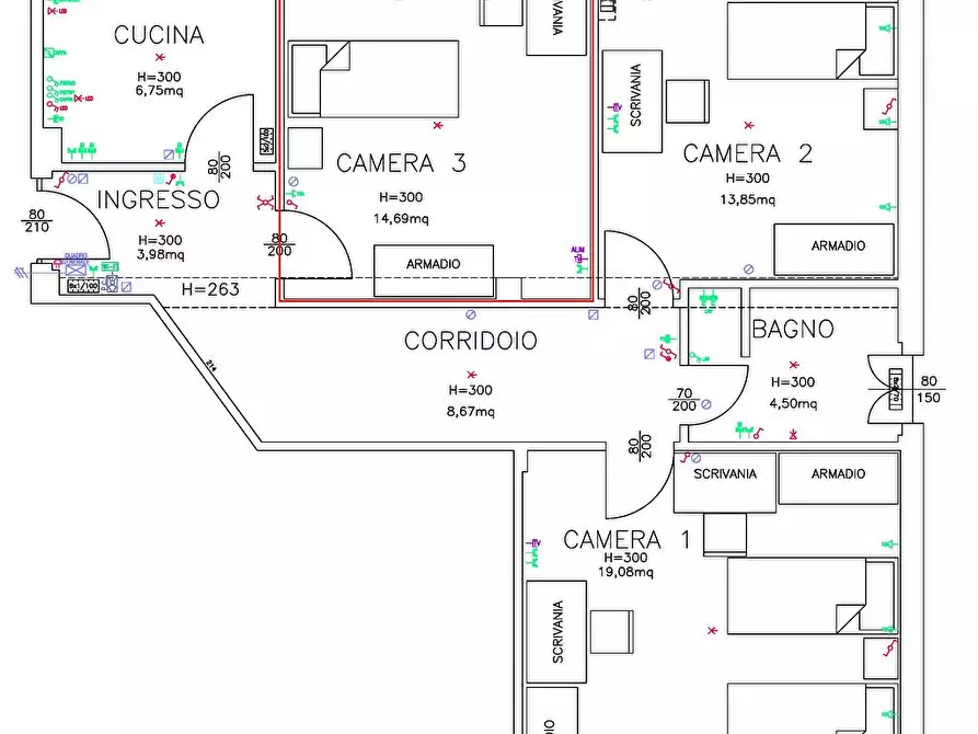 Immagine 15 di Camera in affitto  in Via Italo Stegher 36 a Forli'