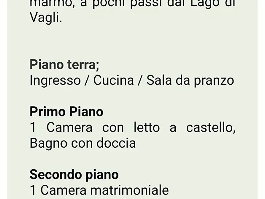 Immagine 2 di Abitazione tipica in vendita  in via capanne  4 a Vagli Sotto