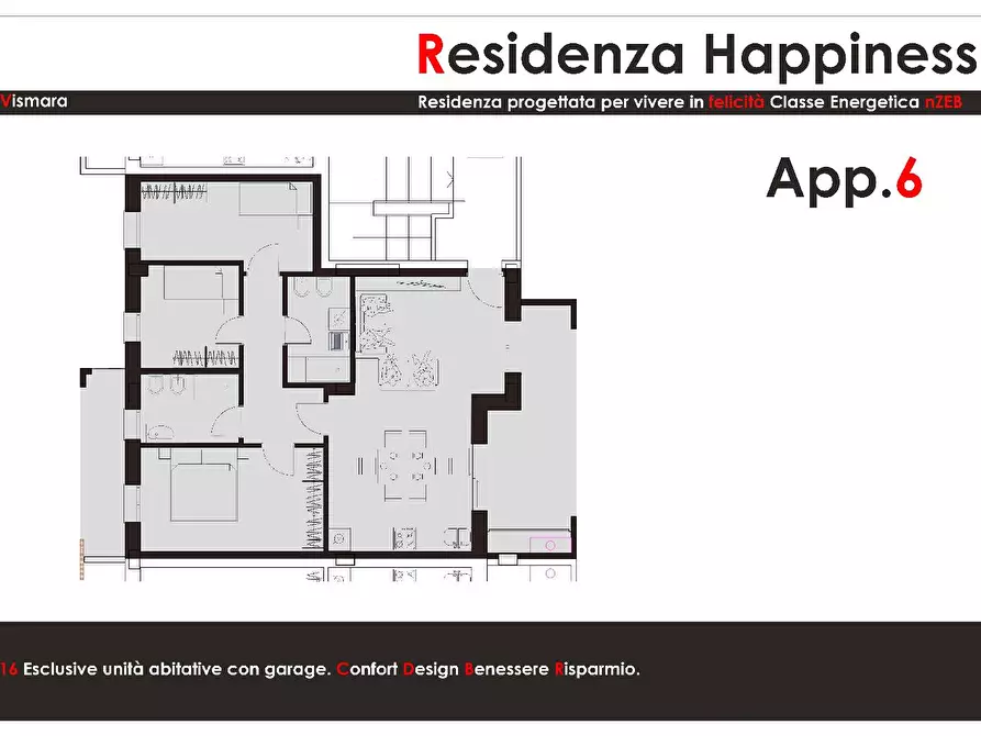 Immagine 8 di Appartamento in vendita  in VIA TAMIGI a Pesaro