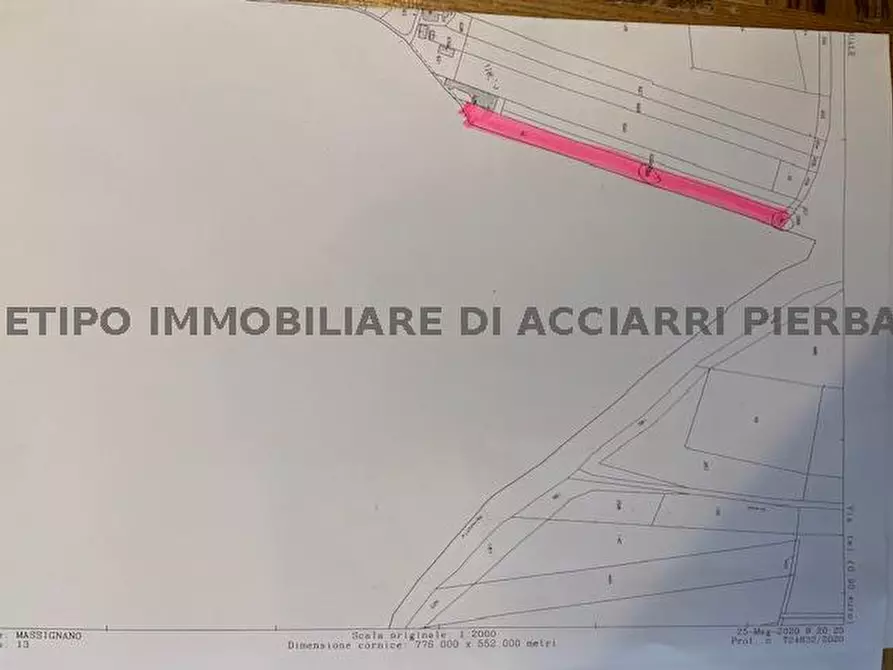 Immagine 3 di Terreno in vendita  in VIA SANTI a Massignano
