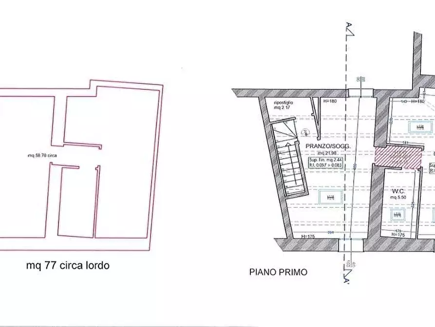 Immagine 1 di Appartamento in vendita  in CENTRO STORICO a Mondolfo