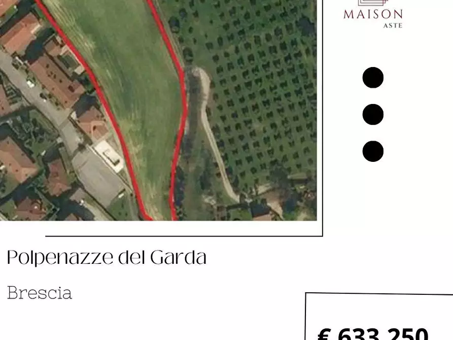 Terreno edificabile in vendita in Via Rio Borso snc a Polpenazze Del Garda