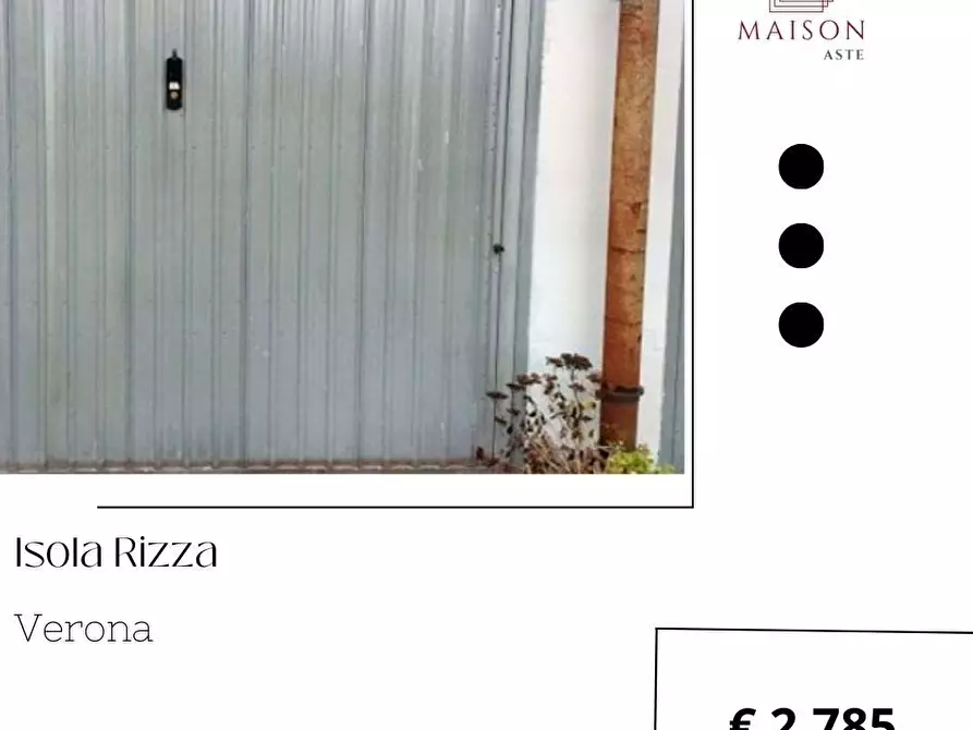 Garage in vendita in Via Po 275 a Isola Rizza