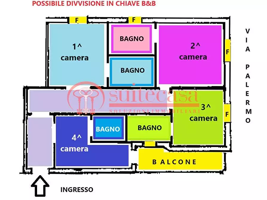 Appartamento in vendita in via Palermo a Trani