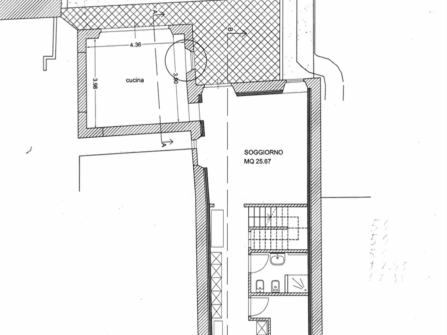 Immagine 1 di Porzione di casa in vendita  in segromigno a Capannori