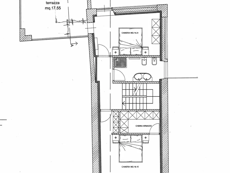 Immagine 3 di Porzione di casa in vendita  in segromigno a Capannori