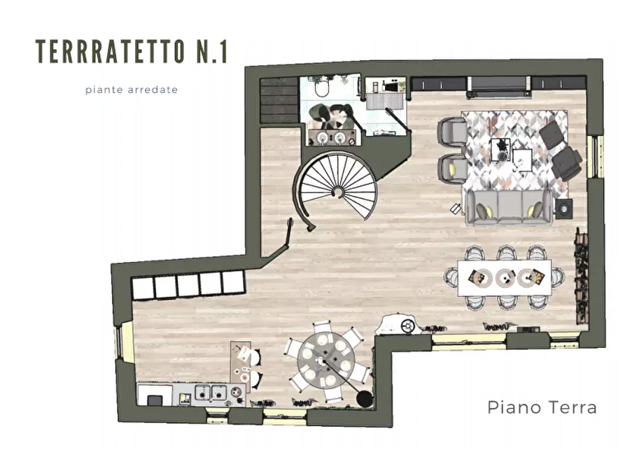 Immagine 4 di Porzione di casa in vendita  in gragnano a Capannori