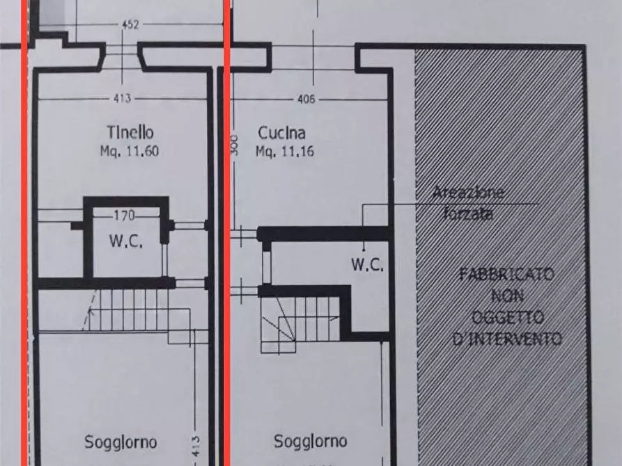 Immagine 33 di Porzione di casa in vendita  in via carlo piaggia a Lucca