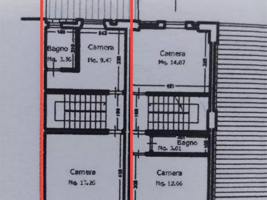 Immagine 34 di Porzione di casa in vendita  in via carlo piaggia a Lucca