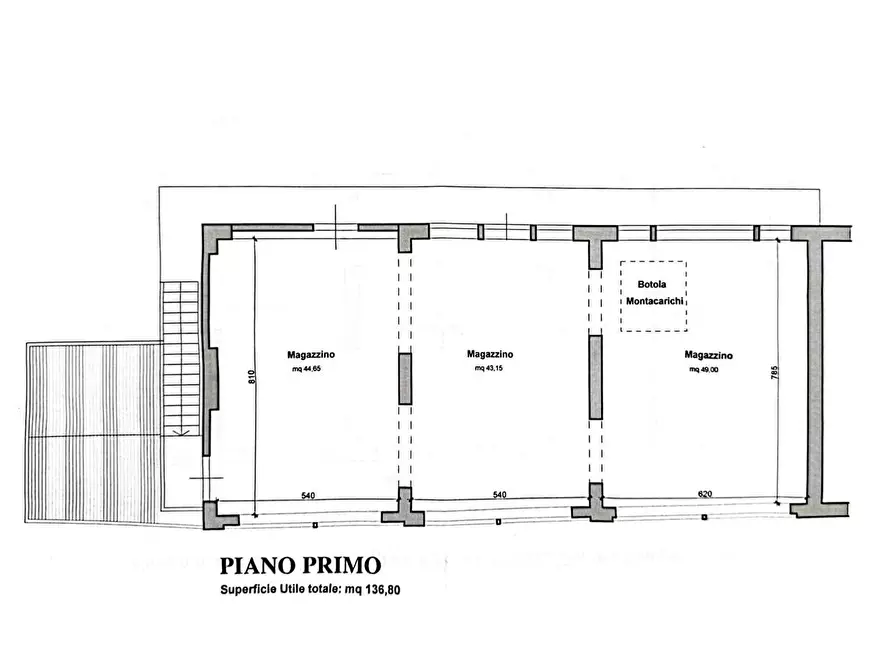 Immagine 2 di Magazzino in affitto  in via delle sane vecchie a Capannori