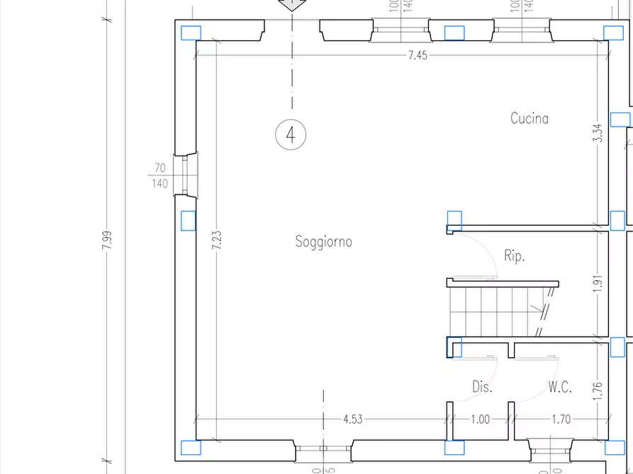 Immagine 3 di Villetta a schiera in vendita  in Camigliano a Capannori