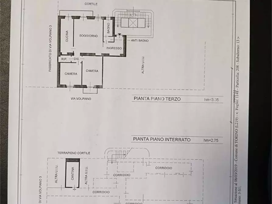 Immagine 43 di Quadrilocale in vendita  a Torino