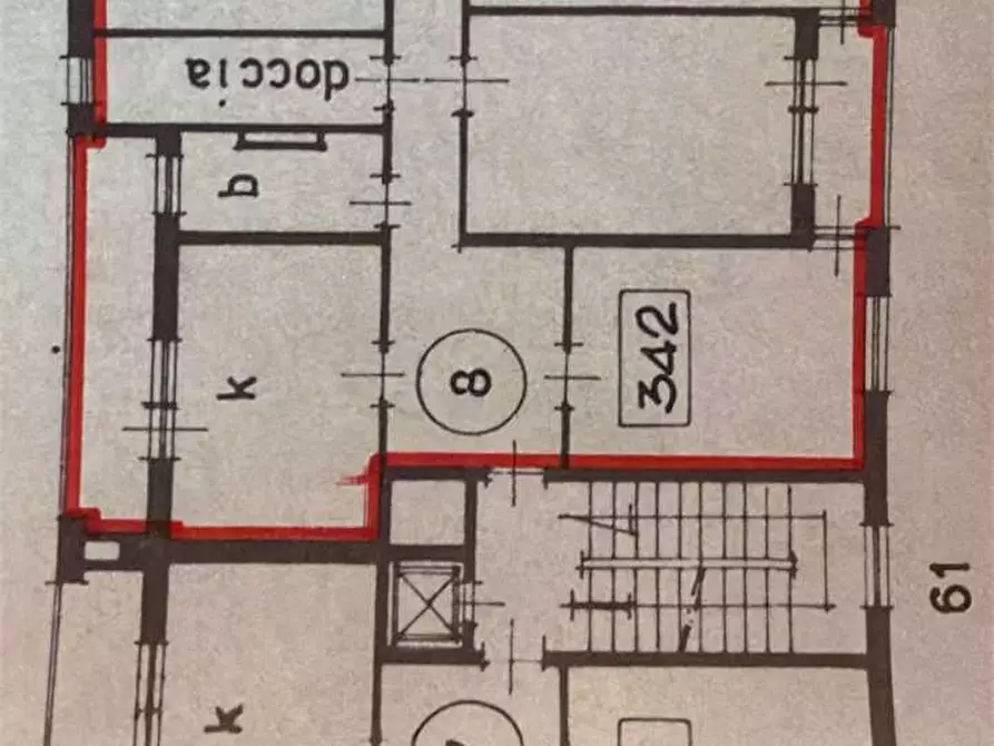 Immagine 13 di Quadrilocale in vendita  a Torino