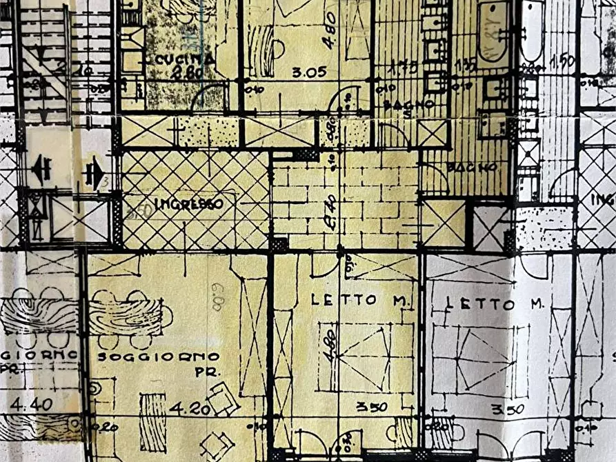 Immagine 15 di Quadrilocale in vendita  a Torino