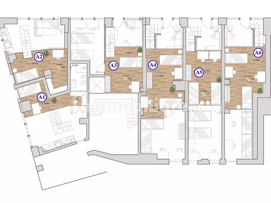 Immagine 8 di Bilocale in vendita  a Torino