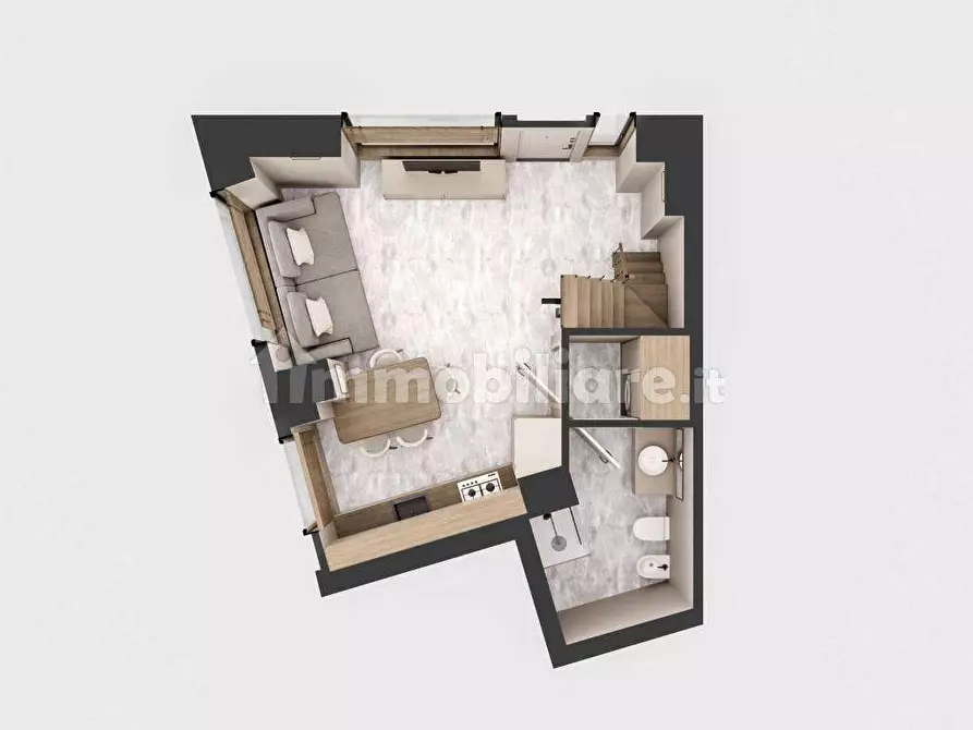 Immagine 6 di Bilocale in vendita  a Torino