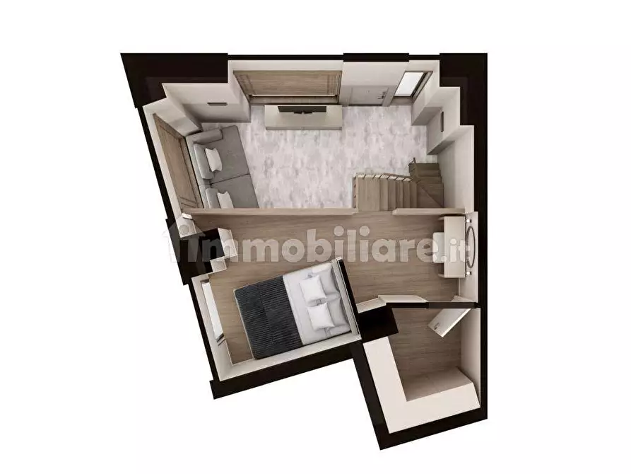 Immagine 7 di Bilocale in vendita  a Torino