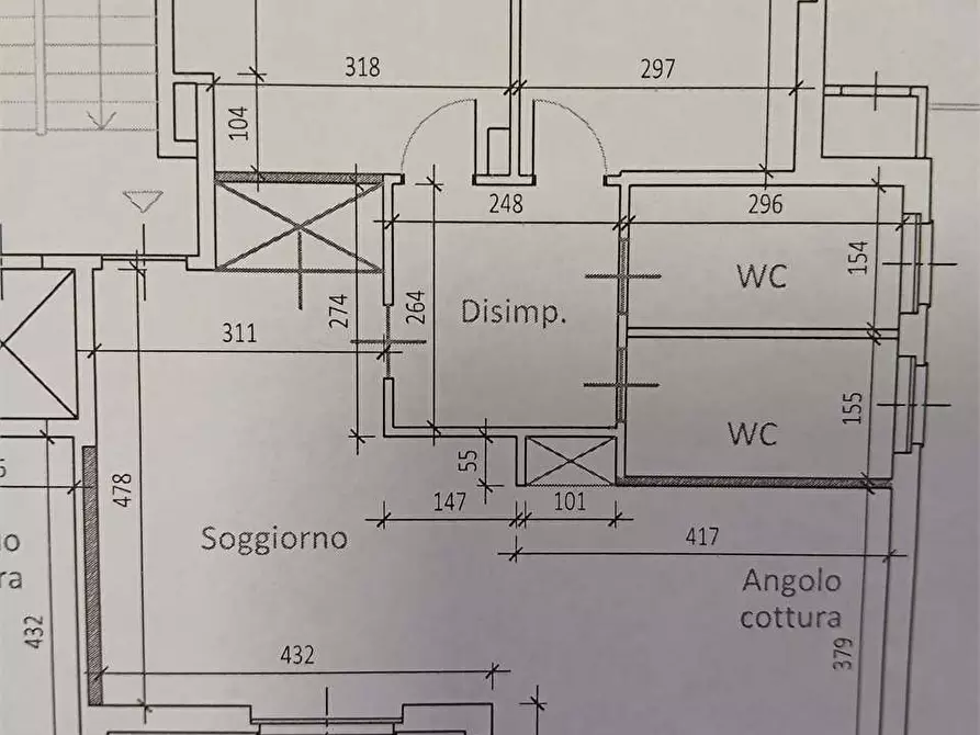 Immagine 15 di Quadrilocale in vendita  a Moncalieri