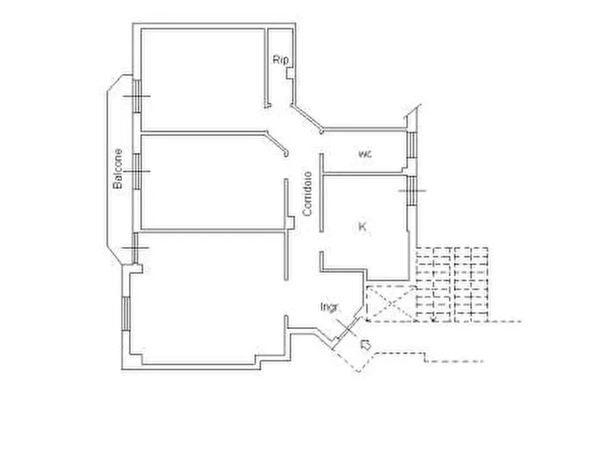 Immagine 13 di Appartamento in vendita  in Via dei mille 13 a Crotone