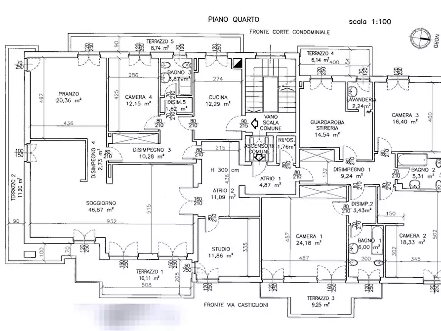 Immagine 11 di Appartamento in vendita  in Via G. Castiglioni 7 a Busto Arsizio