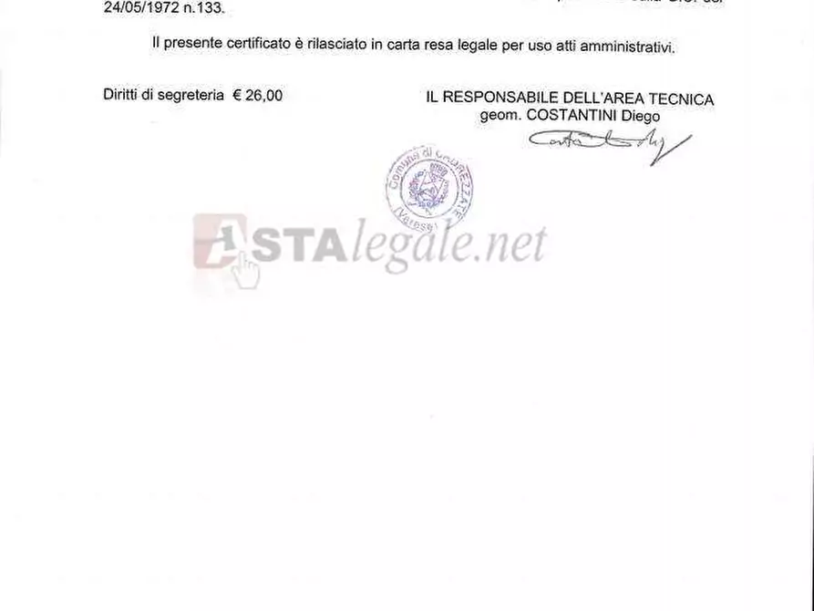 Immagine 3 di Terreno edificabile in vendita  in Via Don Guanella 123 a Cadrezzate Con Osmate