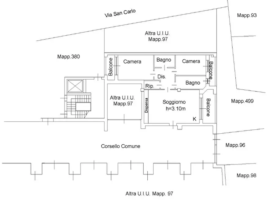 Immagine 14 di Appartamento in vendita  in Via S. Carlo 9 a Garbagnate Milanese