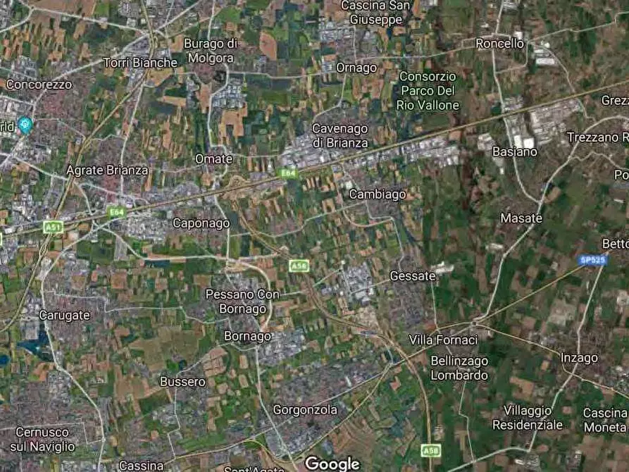 Immagine 2 di Terreno agricolo in vendita  in Via Del Lavoro Località C a Pozzo D'adda