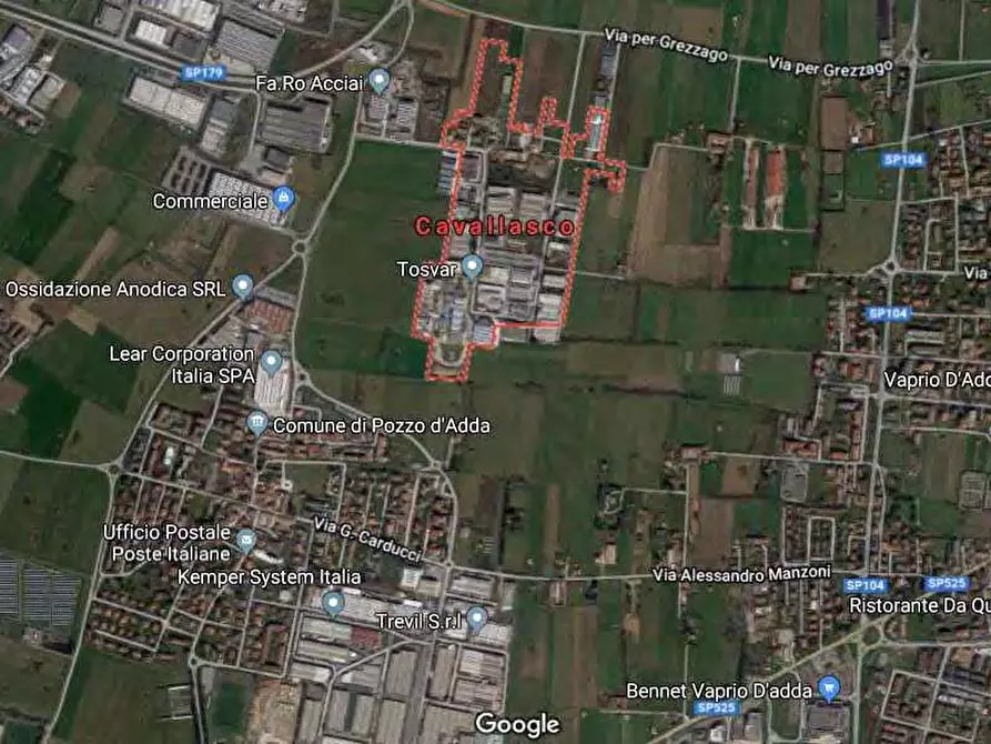 Immagine 1 di Terreno agricolo in vendita  in Via Del Lavoro Località C a Pozzo D'adda