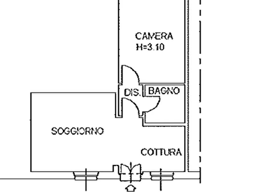 Immagine 2 di Villetta a schiera in affitto  in via San Leonardo a Parma