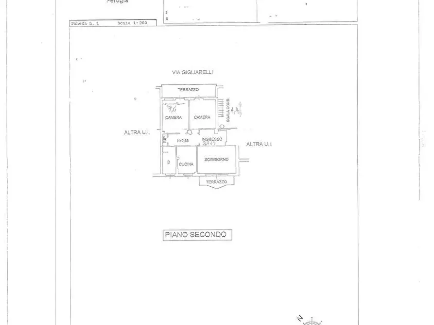 Immagine 15 di Trilocale in vendita  in Via Raniero Gigliarelli a Perugia