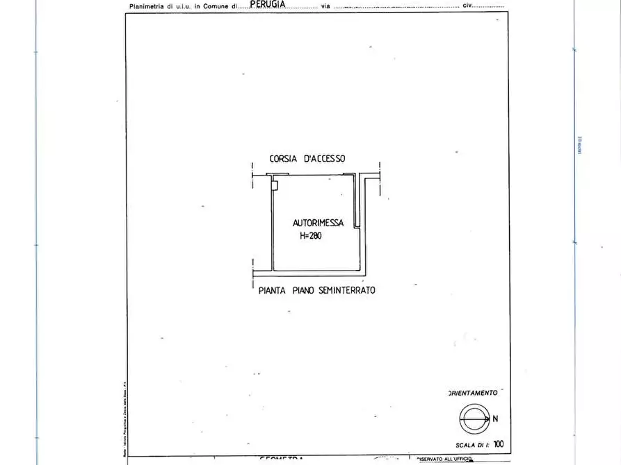 Immagine 23 di Quadrilocale in vendita  in Via Gisa Giani  12 a Perugia