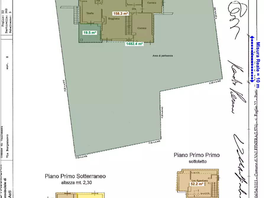 Immagine 51 di Villa in vendita  in Via Borgonuovo  8 a Valfenera