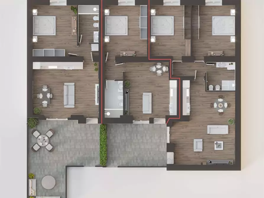 Immagine 12 di Appartamento in vendita  in Corso Principe Oddone 78 a Torino