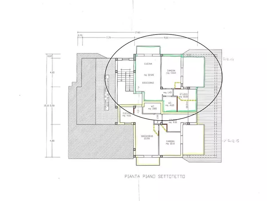 Immagine 22 di Mansarda in vendita  in via della stazione a Città Di Castello