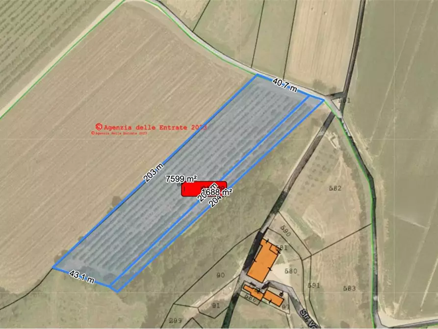 Immagine 1 di Terreno agricolo in vendita  in Bivio Lugnano a Citta' Di Castello