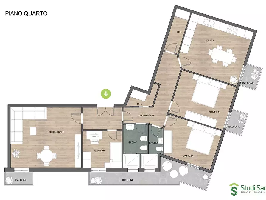 Immagine 1 di Appartamento in vendita  a Bitonto