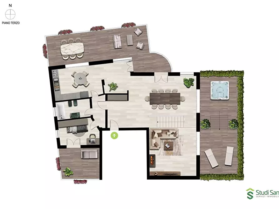 Immagine 3 di Maisonette in vendita  a Bitonto