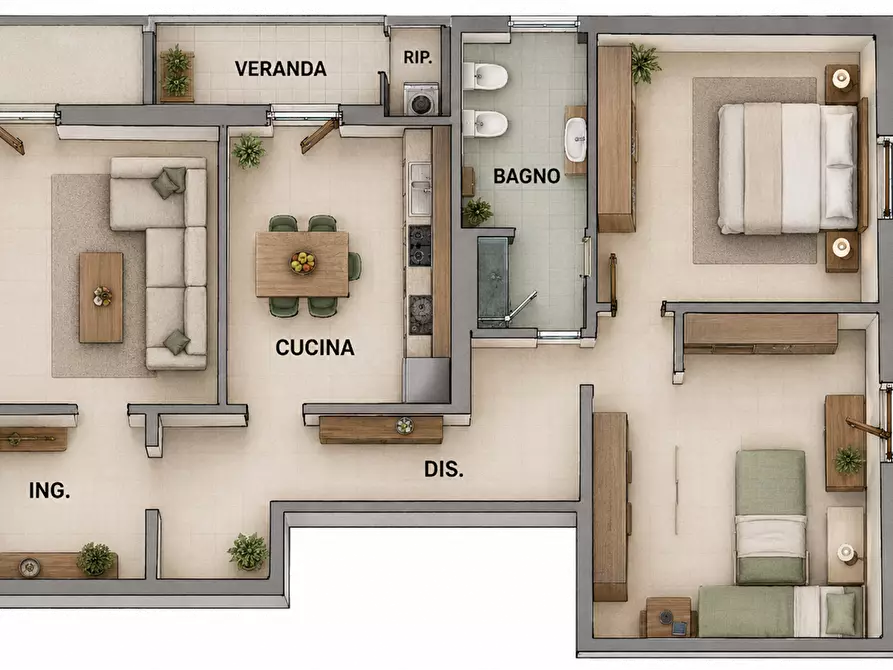 Immagine 21 di Appartamento in vendita  in Via Lomaglio 9 a Bitonto